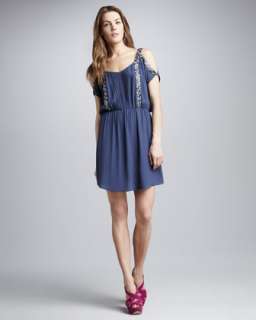 Blue Rayon Dress  