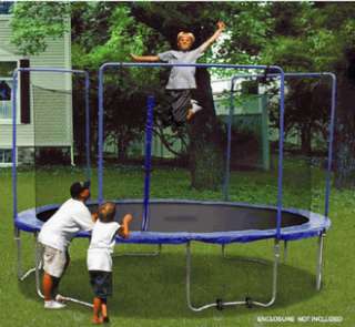 TRAMPOLINE AND ENCLOSURE POLES NOT INCLUDED WITH THE PURCHASE OF THIS 
