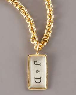 Gold Initial Necklace  