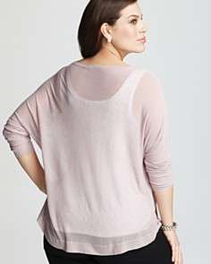 Eileen Fisher Plus Size Dolman Boxy Top