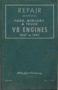 1937 1947 FORD FLATHEAD V8 ENGINE OVERHAUL 85 90 95 100  