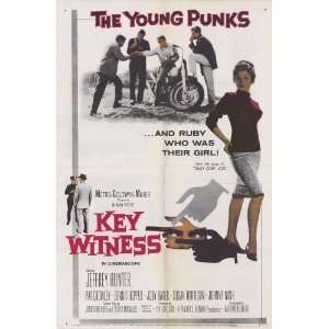  Key Witness (1960) 27 x 40 Movie Poster Style A