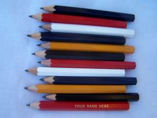 144 Personalized Golf Pencils Without Erasers  