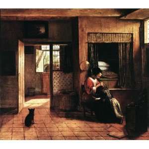   canvas   Pieter de Hooch   24 x 22 inches   The Mother