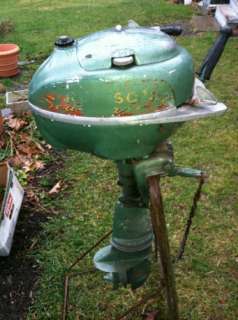   Johnson Sea Horse 5 HP Outboard Motor with Good Compression  