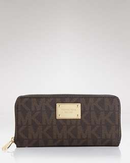 MICHAEL Michael Kors Wallet   Monogram Logo Continental   All Handbags 