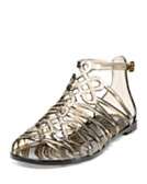    Diane von Furstenberg Jaya Jelly Gladiator Sandals 