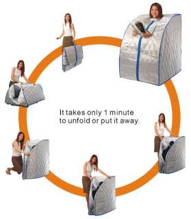 Portable Far Infrared Sauna with Foot Pad Large  