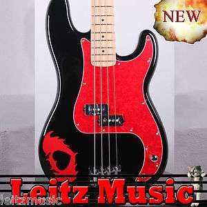 Fender Squier Pete Wentz Precision P Bass Black MN New 717669570651 