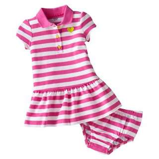 Carters Striped Pique Polo Dress   Baby