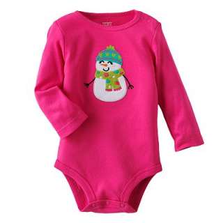 Carters Snowman Bodysuit   Newborn