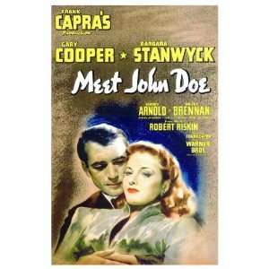  Meet John Doe (1941) 27 x 40 Movie Poster Style A