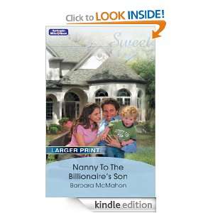 Nanny To The Billionaires Son Barbara McMahon  Kindle 