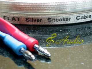 Reference Grade Silver Flat Ribbon Speaker Cable  