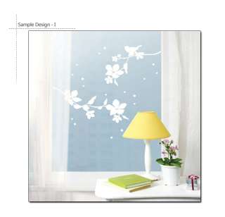 WHITE FLOWERING TREE Wall Sticker Removable Vinyl Decal  