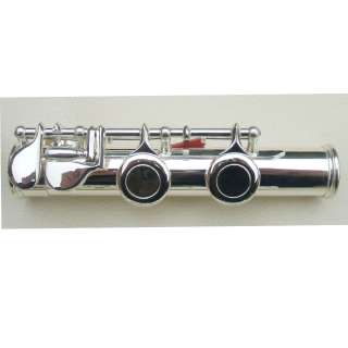 16 holes flute c key Nickel plated +E parts fine tone  