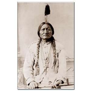 Sitting Bull Native american Mini Poster Print by 