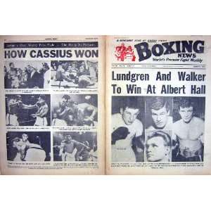  BOXING TAYLOR LUNDGREN WALKER NIELSON 1964 CASSIUS CLAY 