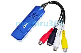 New USB 2.0 DC60 Video With Audio CCTV DVD VHS Capture Adapter  