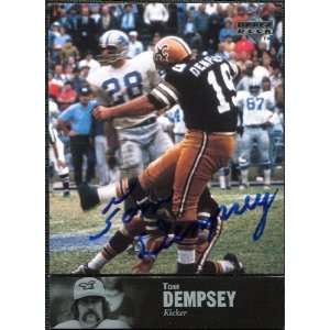   Upper Deck Legends Autographs #AL98 Tom Dempsey Sports Collectibles
