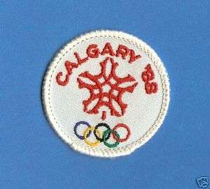 XV 15th Olympic Winter Games Patch Crest 1988 Calgary  