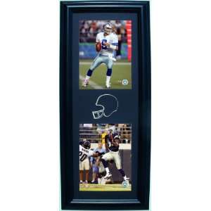  Dallas Cowboys Tony Romo and Terrell Owens Framed 8 x 10 