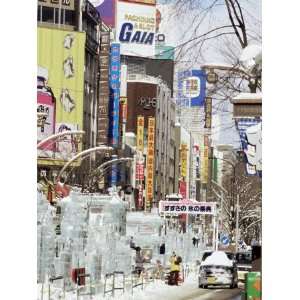  Ice Sculptures in Susukino Street, Yuki Matsuri (Snow 