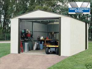 17L X 12W STORAGE SHED STEEL BUILDING + ROLL UP DOOR  