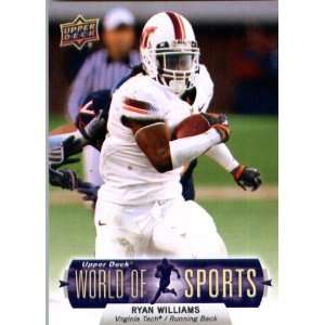   Williams Virginia Tech Hokies   ENCASED Trading Card Sports