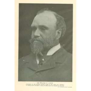  1907 Print William H S Wood Bowery Savings Bank 