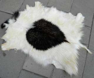 Turkish Goat Skin Rug Fur Pelt Natural Figure 27 x 38 will see the 