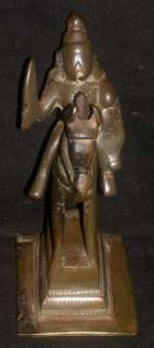 Traditional Indian Bronze Statue Horse God Shiva Rare  