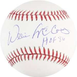 Willie McCovey Autographed Baseball  Details HOF 86 Inscription