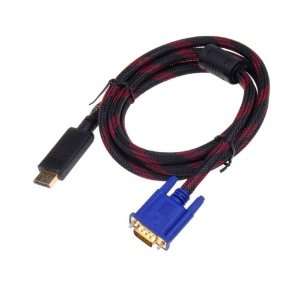  High Digital Displayport DP To VGA Adapter Cable For PC 