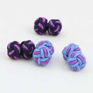 com Navy purple, blue purple cufflink for men with Gift Box Wholesale 