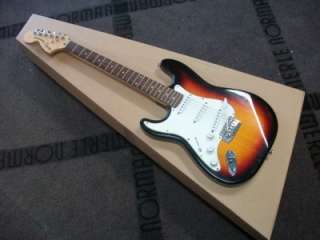   by Fender Standard Stratocaster Electric Guitar Left Handed Sunburst