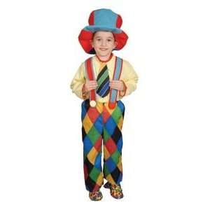   Circus Clown Child Costume Dress Up Set Size 16 18 Toys & Games