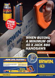 Irwin JACK 880 Universal Hand Manual Tool Saw 500mm/20  