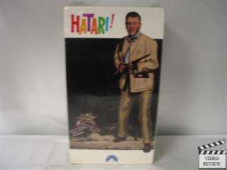 Hatari NEW VHS John Wayne, Hardy Kruger, Red Buttons 097360662931 