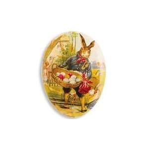   Mache Traveling Bunny Easter Egg Container ~ Germany