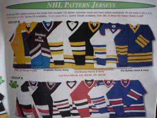 Wholesale New 10 NHL Pattern/House League Hockey Jersey  