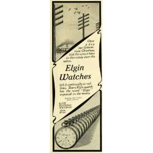 1902 Ad Elgin National Watch Stop Watch Pocket Watches 