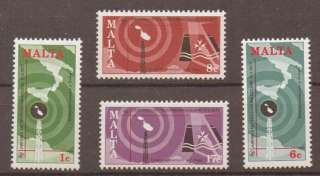 MALTA SG580/3 1977 WORLD TELECOMMUNICATIONS MNH  