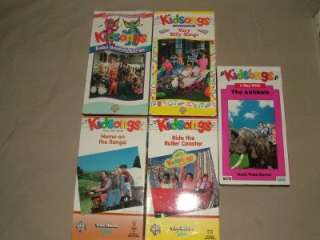 KIDS CHILDRENS KIDSONGS VHS MUSIC VIDEO STORIES LOT  