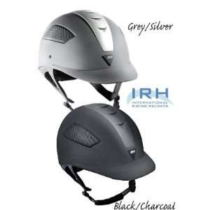  IRH Elite Extreme Helmet Black/Charcoal, 6.75, Long Oval 