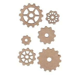  Leaky Shed Studio   Chipboard Shapes   Gear Set Arts 