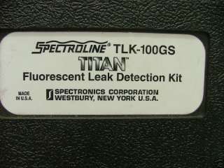 Spectoline Fluorescent Leak Detection Kit TLK 100GS  
