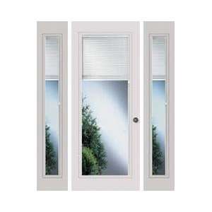 Exterior Door Blinds Between Glass Smooth Fiberglass Full Lite with 2 