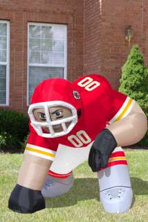 Kansas City Chiefs Bubba Inflatable Football Player