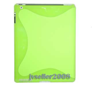 Magnetic Smart Cover With Hard Case Cover For iPad 2 Green  